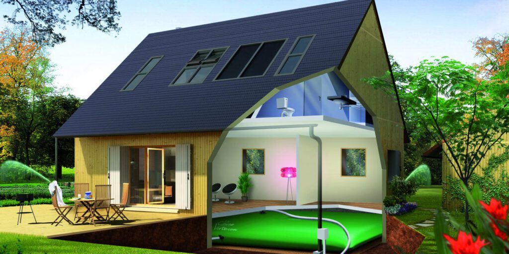 Wassertank für Haus