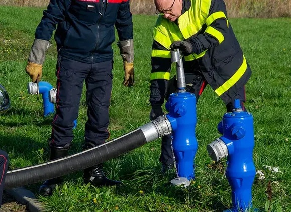 Löschwasserzisterne mit Storz A-Kupplung
